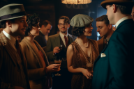 Décor immersif Belle Époque dans un lieu de team building | © MadCityZen